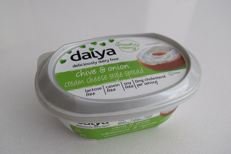 Fromage à la crème Daiya - Oignon et ciboulette